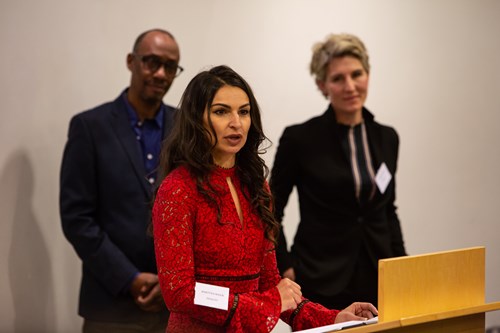 Finalist Martyna Majok at the 2019 ceremony